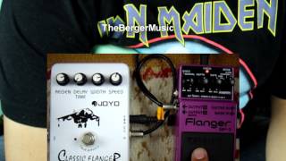 BOSS Flanger BF-3 vs JOYO CLASSIC FLANGER pedal comparison