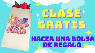 COMO HACER UNA BOLSA DE REGALO II BOLSA RESISTENTE.