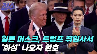 일론 머스크, 트럼프 취임사서 ‘화성’ 나오자 환호│실전매매의 정수│이정수 전문가