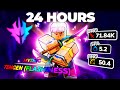 I SPENT 24 HOURS GRINDING FOR MONARCH TENGEN 🥷 | Anime Vanguards