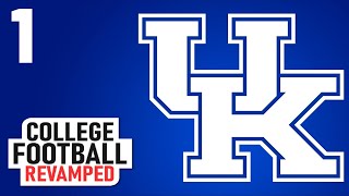 Kentucky Wildcats College Football Revamped Dynasty Mode Ep.1 - NCAA Football 14 Returns! (Y1G1)