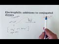 Electrophilic addition to a conjugated diene