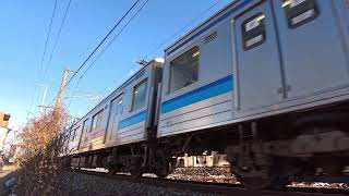 【 4K 鉄道動画 】Insta 360 AcePro2 習熟撮影 01 仙石線 2025.01.12-01.13 松島町 → 仙台市  宮城野区