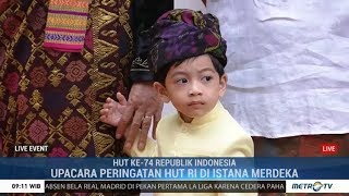 Bersama AHY, Jokowi Gandeng Jan Etes Saksikan Kemeriahan Acara HUT RI ke-74 di Istana Merdeka