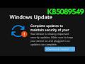 Windows 11 KB5089549 Update Install Error Your Device Is Missing Important Security FIX