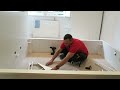 ikea malm ottoman double bed assembly