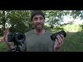 an incredible lightweight camera setup for outdoor photography one camera 2 lenses