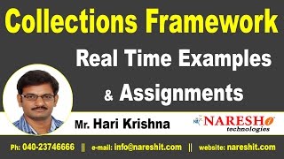 Collections Framework - Real Time Examples and Assignments | Core Java Tutorial | Mr. Hari Krishna