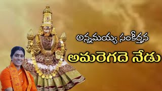 AMAREGADE NEDU//అమరెగదె నేడు//ANNAMAYYA SANKEERTAHANA//KONDAVEETI JYOTHIRMAYE AMMA//GOVINDA CHENNEL