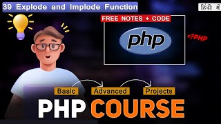 PHP Array Explode & Implode Function Tutorial: PHP Tutorial for MSBTE Diploma Students - #39