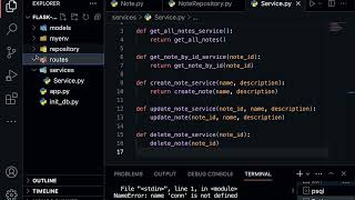 Testing with a Flask API and Postgresql