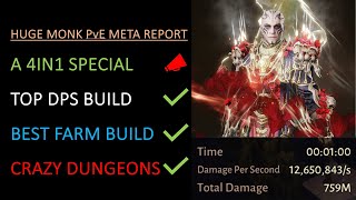 MONK IS CRAZY GOOD AGAIN! A full guide to all the top monk PvE builds in Diablo Immortal