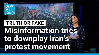 Iran protests: Fact-checking claims of AI manipulation, low turnout • FRANCE 24 English