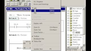 21. SELECT THE PROGRAMMING LANGUAGE - Step 7 Manager S7-300