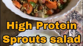 High protein sprouts salad part 2