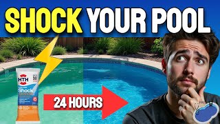 Green to Blue Overnight! How to Shock Your Pool