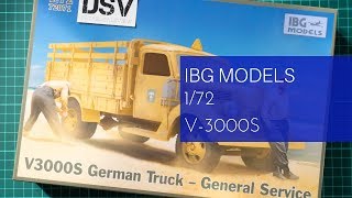 IBG Models 1/72 V3000S General Service (72071) Review