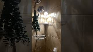 Portable, rechargeable,  perfect for creating a cozy ambiance anywhere. #shower #bathroom #lighting