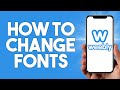 How To Change Fonts Weebly Tutorial 2024