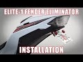 How to install Adjustable Fender Eliminator on a 2013-2017 Kawasaki Ninja 300 by TST Industries