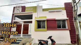 1200 sqft morden house | 30×40 3bhk house walkthrough