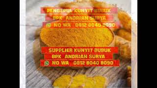 [LANGSUNG PRODUSEN], NO WA : 0812-8040-8090, Jual Bubuk Kunyit Di Medan