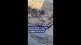 Spring Break crowd flee Daytona Beach #shorts