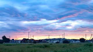 日照少なき日の夜明け　深谷通信隊跡地