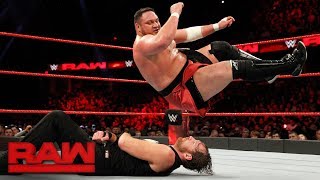 Dean Ambrose vs. Samoa Joe: Raw, Dec. 11, 2017