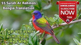 ৫৫ সূরা আর রহমান বাংলা অনুবাদ মধুর কন্ঠে তেলাওয়াত