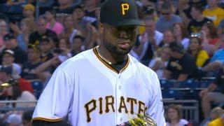 STL@PIT: Liriano fans eight over six strong innings