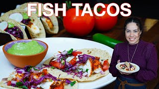 Fish Tacos with CREAMY avocado salsa | Villa Cocina