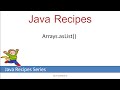 Arrays asList()  static  Method Internals