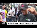 Students intensify protests