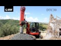 geax dtc30 compact piling rig drilling machine