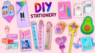 12 DIY CUTE STATIONERY IDEAS - BACK TO SCHOOL HACKS