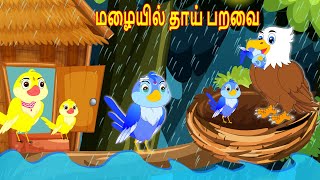 மழையில் தாய் பறவை | Tamil Moral Stories | Tamil Story | Birds story | Rosy TV Tamil