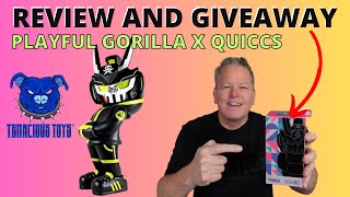 Playful Gorilla x Quiccs | Tenacious Toys Exclusive REVIEW and GIVEAWAY