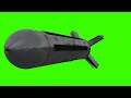 rocket bomb c56 flying in green screen free stock footage