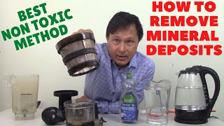 How to Deep Clean & Remove Mineral Deposits From Your Juicer