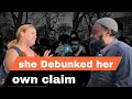 Christian Apologist Lady Rattled By A Simple Question! Nazam And Lady Speakers Corner