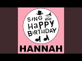 Happy Birthday Hannah (Metal Version)