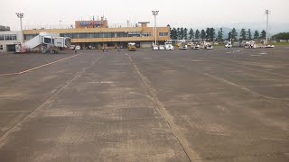 【機窓】鳥取空港 (TOTTORI AIRPORT)【着陸】【RWY10】2021/6