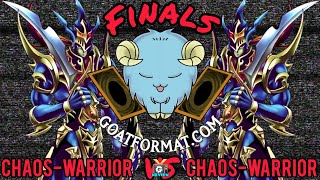 GoatFormat.com Tournament Finals | Chaos Warrior VS Chaos Warrior | Yu-Gi-Oh! Goat Format Match Duel