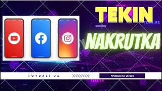 TEKIN NAKRUTKA URUSH USULI 2023 #FOYDALI_UZ #nakrutka #telegram_nakrutka  #instagram_nakrutka