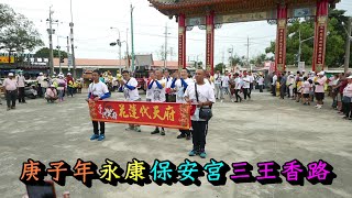 20201017庚子年永康保安宮三王香路