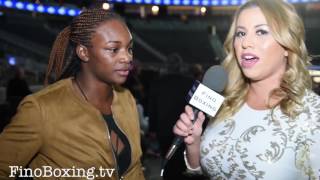 Claressa Shields reacts to Ward over Kovalev