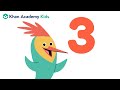 Count to 3 | Counting 1-10 | Khan Academy Kids