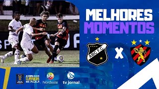 ABC 0X2 Sport - Melhores Momentos - Copa do Nordeste- 23 03 2024