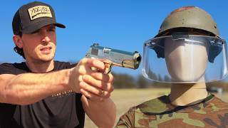 Can a Military Face Shield Stop a Bullet?